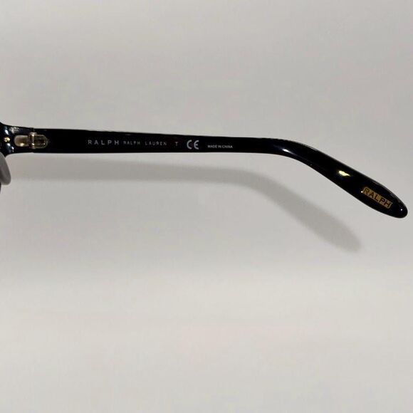 NEW Ladies Y2K Polo Ralph Lauren Plastic Sunglasses RA5127 Black/Grey 58/16/135 main image 4